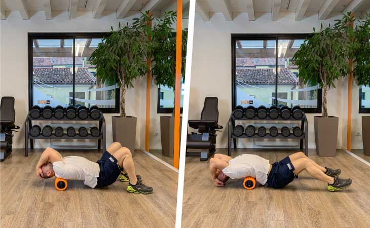 Foam roller dorsale per avere una postura migliore